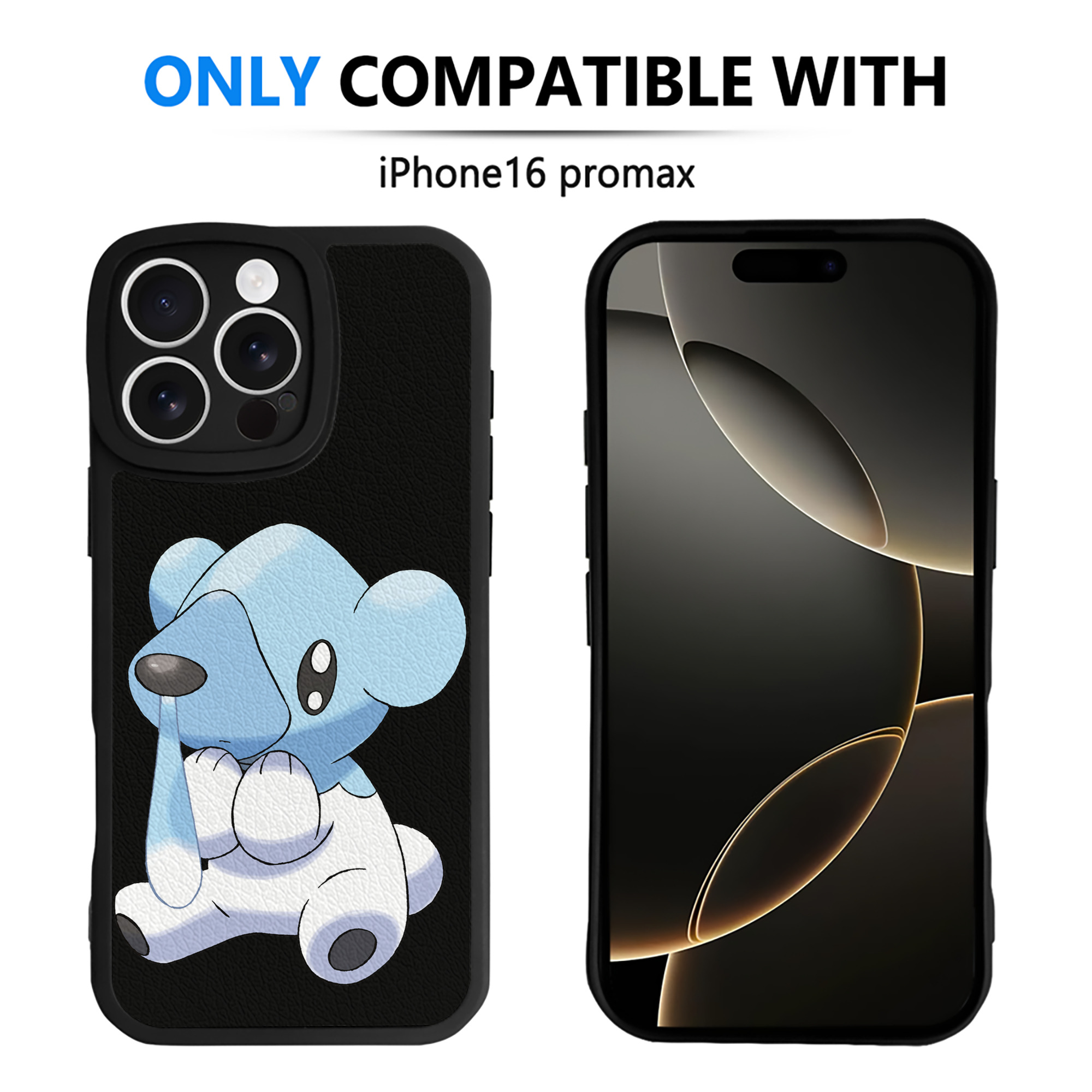 （画像用） ポケットモンスター Pokémon 【iPhone 16シリーズ対応】シリコンスマホケース（レザー調） 材質：シリコン